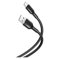 Kabel XO Cable USB to USB-C 2.1A (black) ((6920680827763)