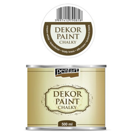 Pentart Křídová a dekorační barva PENTART 500 ml KRÉMOVÁ
