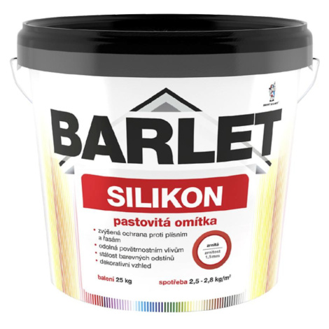 Barlet silikon zrnitá omítka 1,5mm 25kg 7712