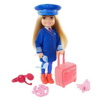 Mattel barbie chelsea v povolání pilotka, gtn90