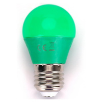 B.V. LED Žárovka G45 E27/4W/230V zelená