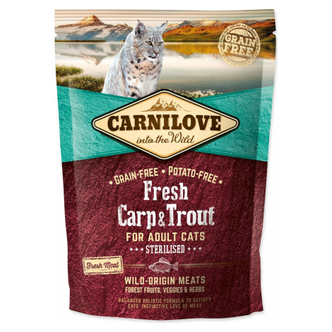 Krmivo Carnilove Cat Fresh Sterilized Carp & Trout 0,4kg