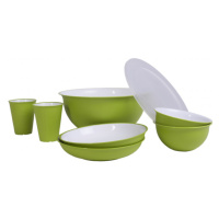 Omada Set plastového nádobí Sanaliving zelený 8 dílná sada