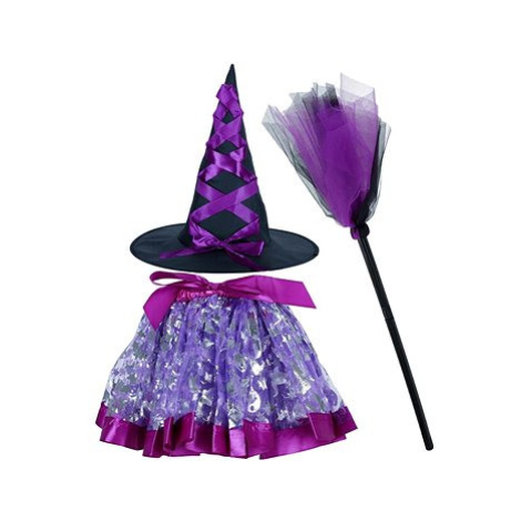 Knoki Karnevalový kostým čarodějnice fialová