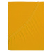 B.E.S. - Petrovice, s.r.o. Prostěradlo Jersey česaná bavlna MAKO - Sytá žlutá Rozměr: 200 x 200