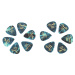 Fender 351 Shape Picks, Extra Heavy, Ocean Turquoise