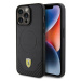 Pouzdro Ferrari Carbon Metal Logo pro iPhone 15Pro Max