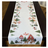 Vánoční ubrus - běhoun na stůl XMAS MOOD 40x140 cm Mybesthome