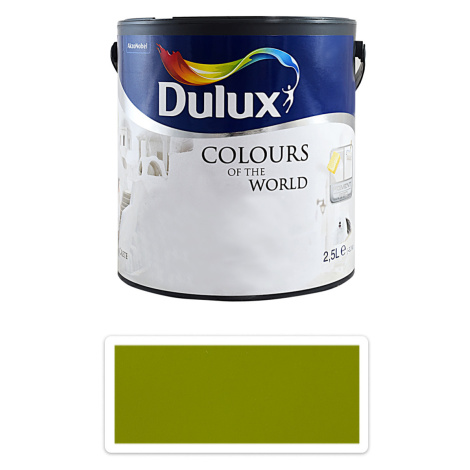 DULUX Colours of the World - matná krycí malířská barva do interiéru 2.5 l Zelené terasy