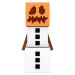 Mattel Minecraft velká figurka Snow Golem