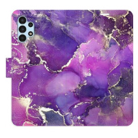 iSaprio flip pouzdro Purple Marble pro Samsung Galaxy A13 / A13 5G