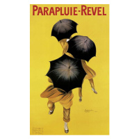 Cappiello, Leonetto - Obrazová reprodukce Poster advertising 'Revel' umbrellas, 1922, (24.6 x 40