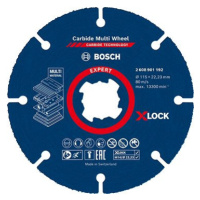 BOSCH Víceúčelový řezný kotouč EXPERT Carbide Multi Wheel X-LOCK 115 mm, 22,23 mm 2.608.901.192