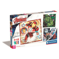 Puzzle Marvel - Avengers, (3x) 48 ks