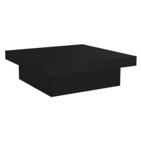 SHUMEE Konferenční stolek černý 90 × 90 × 28 cm dřevotříska, 806913