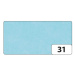 Hedvábný papír 50 × 70 cm, 20 g, 26 listů - světle modrá