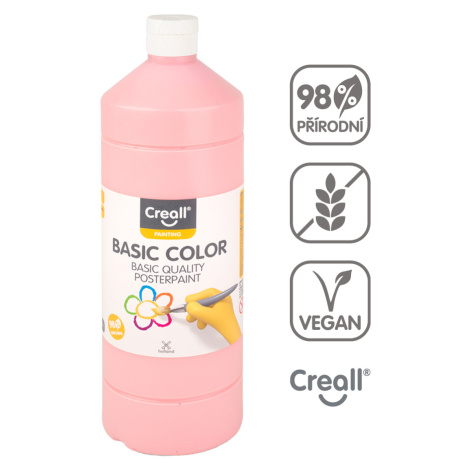 Creall temperová barva, 1000 ml, růžová