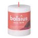 Svíčka válcová RUSTIC SHINE BOLSIUS bílá 8cm