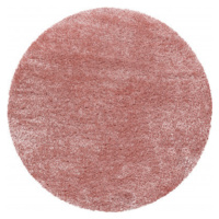 Ayyildiz koberce Kusový koberec Brilliant Shaggy 4200 Rose kruh Rozměry koberců: 160x160 (průměr
