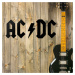 Dřevěné logo - Nápis na zeď - AC/DC