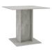 Jídelní stůl betonově šedý 80 × 80 × 75 cm dřevotříska