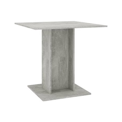 Jídelní stůl betonově šedý 80 × 80 × 75 cm dřevotříska SHUMEE