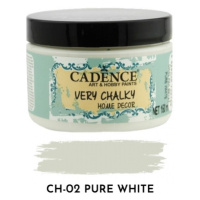 Křídová barva Cadence Very Chalky 150 ml - pure white čistá bílá Aladine