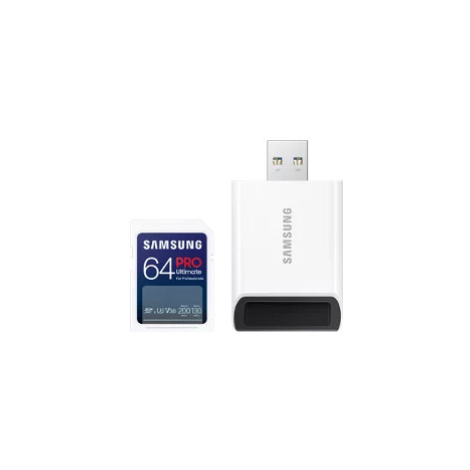 Paměťová karta Samsung SDXC 64GB PRO ULTIMATE + USB adaptér