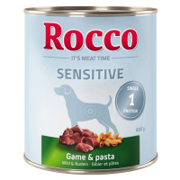 Rocco Sensitive 24 x 800 g - zvěřina a těstoviny