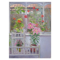 Obrazová reprodukce Through the Conservatory Window, 1992, Timothy Easton, 30 × 40 cm