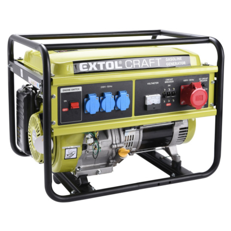 elektrocentrála benzínová, 13HP/5,5kW (400V) 3x1,8kW (230V) Extol Premium