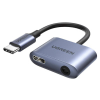 UGREEN CM231 Audio adaptér z USB-C na 3,5mm mini jack (šedý)