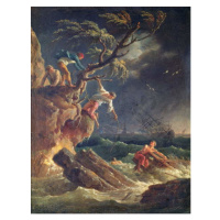 Claude Joseph Vernet - Obrazová reprodukce The Tempest, c.1762, (30 x 40 cm)