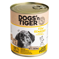 Dogs'n Tiger Junior 6 × 800 g - kuřecí a batáty