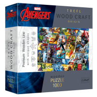 Trefl Dřevěné puzzle 1000 - Marvel Universe Komiks