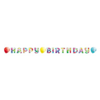Amscan Banner Happy Birthday - Barevné balóny