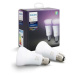 Philips Hue White and Color Ambience set 2 žárovek EU E27/A60 + bridge