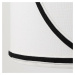 HUDSON VALLEY závěsné svítidlo ZARA ocel/textil staromosaz/bílá E27 1x60W H381701S-AGB-CE
