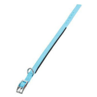 Obojek pes SOFT NYLON tyrkysový 20mm/40cm Zolux