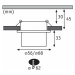 PAULMANN Vestavné svítidlo LED Gil 6W černá mat kov kartáčovaný IP44 2.700K 3-krokové-stmívateln