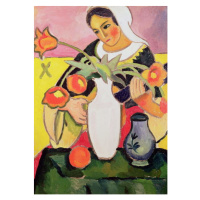 Obrazová reprodukce The Lute Player, 1910, August Macke, 30 × 40 cm