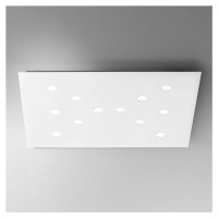 ICONE ICONE Slim - ploché stropní svítidlo LED, 12 světelných bodů, bílá barva