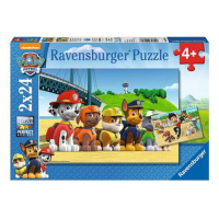 Ravensburger Tlapková Patrola: Stateční psi Puzzle 2x24 dílků