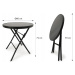 Kontrast Skládací stolek Oasa 60 cm černý
