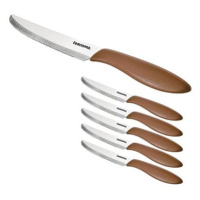 Tescoma Presto jídelní nůž 12 cm, 6 ks, hnědý