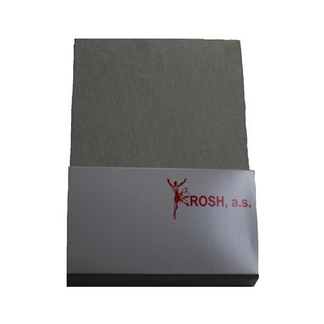 Rosh Jersey prostěradlo EXCLUSIVE 90 × 200cm - Světle šedé