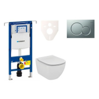 Cenově zvýhodněný závěsný WC set Geberit do lehkých stěn / předstěnová montáž+ WC Ideal Standard