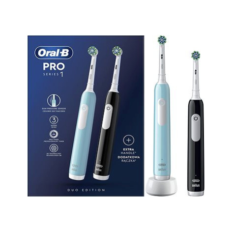 Oral-B Pro 1 DUO modrý a černý