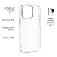 Ultratenké silikonové pouzdro FIXED Skin pro Apple iPhone 16 Pro Max, transparentní