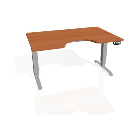 Psací stůl Hobis Motion MSE 3M 1400 - třešeň/šedá 140 x 90 x cm